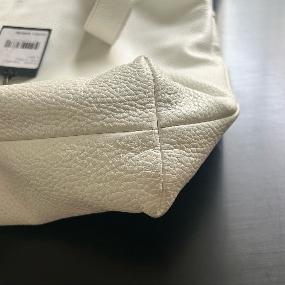 RUDSAK white Pebble Leather Shoulder Bag with Adjustable Straps - Picture 6 of 8